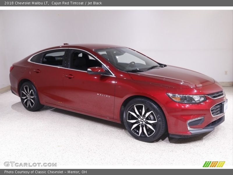 Cajun Red Tintcoat / Jet Black 2018 Chevrolet Malibu LT