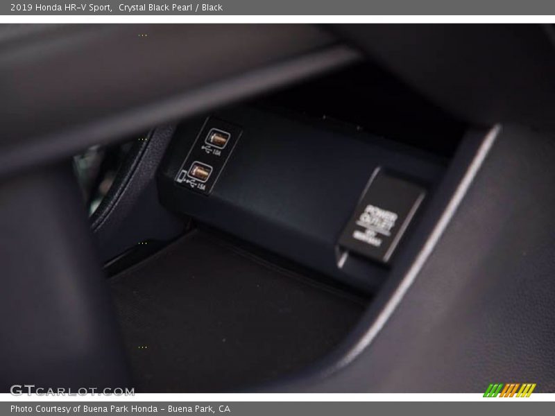 Crystal Black Pearl / Black 2019 Honda HR-V Sport