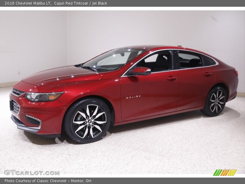 Cajun Red Tintcoat / Jet Black 2018 Chevrolet Malibu LT