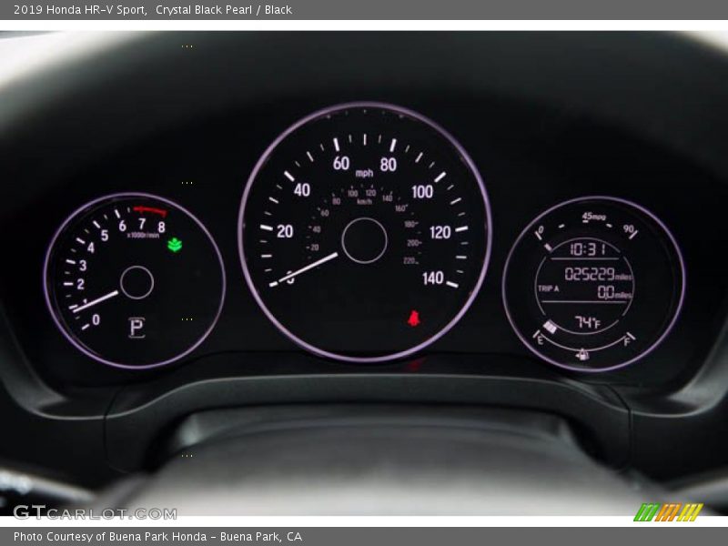 Crystal Black Pearl / Black 2019 Honda HR-V Sport
