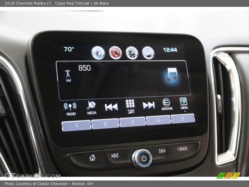 Cajun Red Tintcoat / Jet Black 2018 Chevrolet Malibu LT