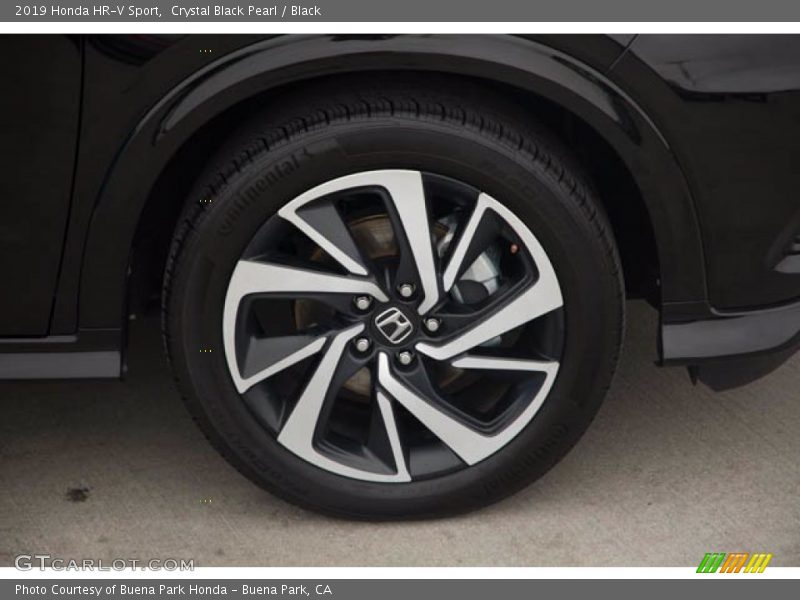 Crystal Black Pearl / Black 2019 Honda HR-V Sport