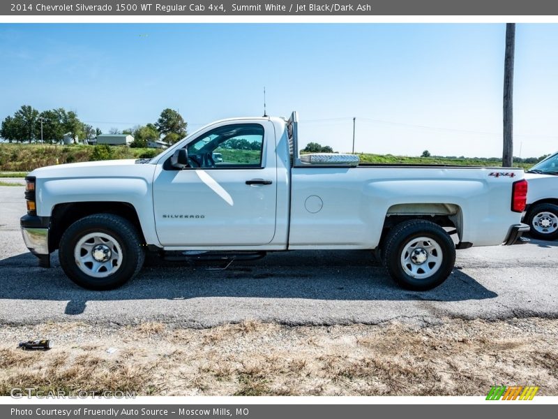 Summit White / Jet Black/Dark Ash 2014 Chevrolet Silverado 1500 WT Regular Cab 4x4