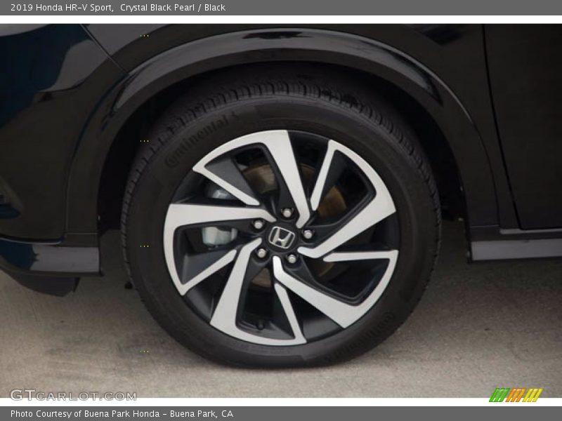 Crystal Black Pearl / Black 2019 Honda HR-V Sport