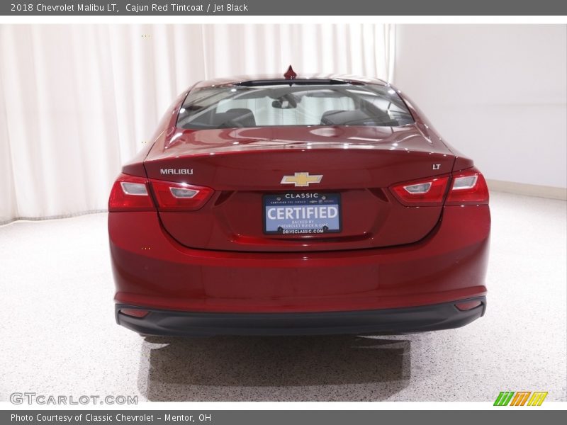 Cajun Red Tintcoat / Jet Black 2018 Chevrolet Malibu LT