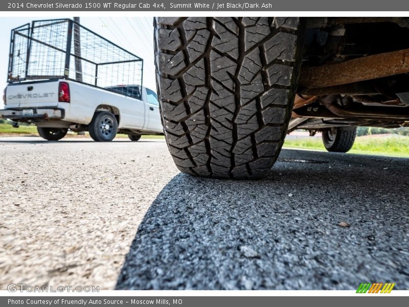 Summit White / Jet Black/Dark Ash 2014 Chevrolet Silverado 1500 WT Regular Cab 4x4