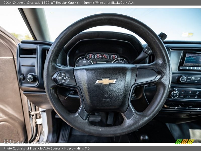 Summit White / Jet Black/Dark Ash 2014 Chevrolet Silverado 1500 WT Regular Cab 4x4