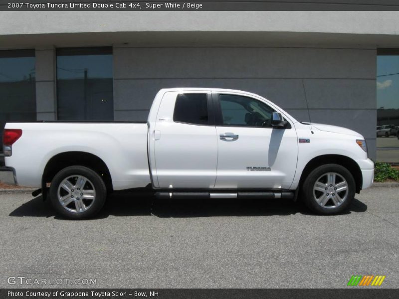 Super White / Beige 2007 Toyota Tundra Limited Double Cab 4x4