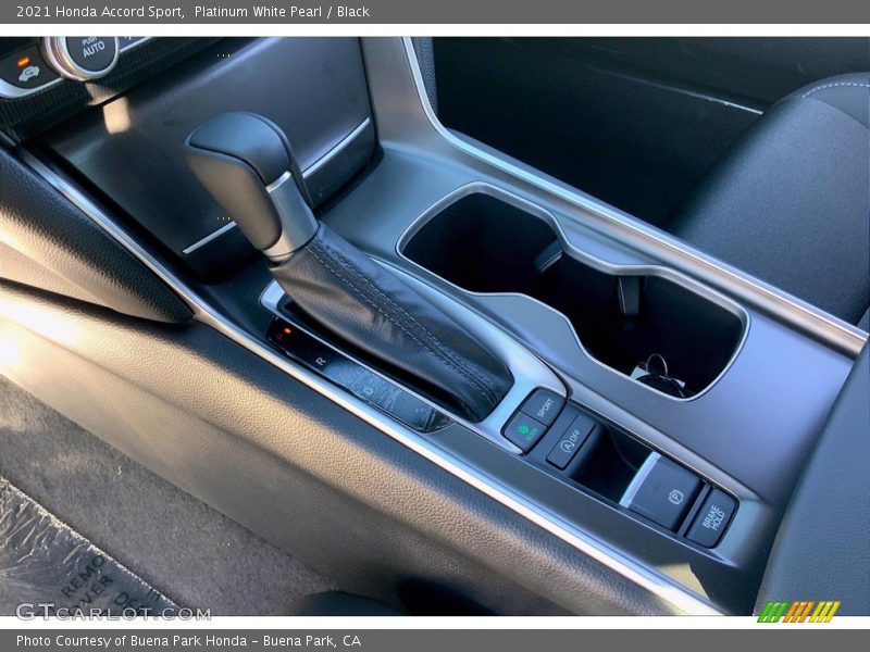 Platinum White Pearl / Black 2021 Honda Accord Sport