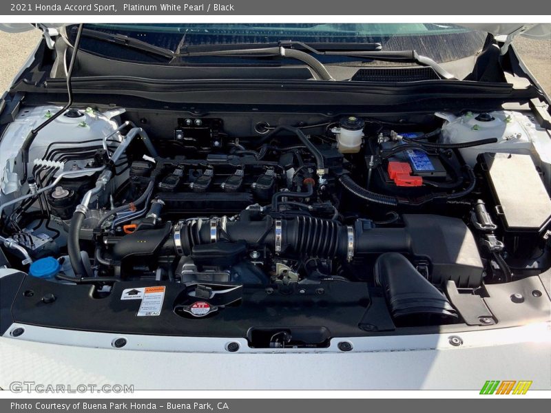 Platinum White Pearl / Black 2021 Honda Accord Sport
