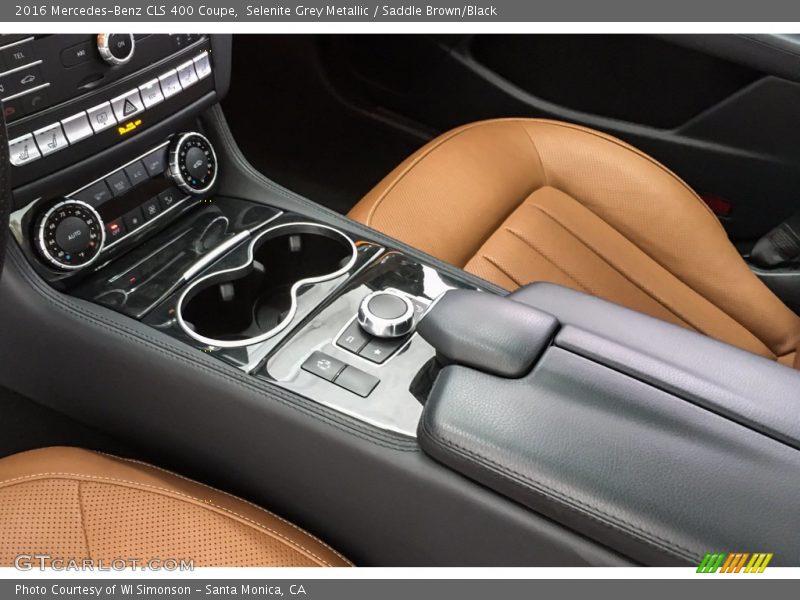 Selenite Grey Metallic / Saddle Brown/Black 2016 Mercedes-Benz CLS 400 Coupe