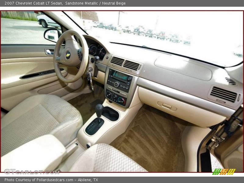 Sandstone Metallic / Neutral Beige 2007 Chevrolet Cobalt LT Sedan
