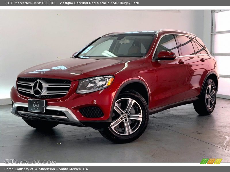 designo Cardinal Red Metallic / Silk Beige/Black 2018 Mercedes-Benz GLC 300