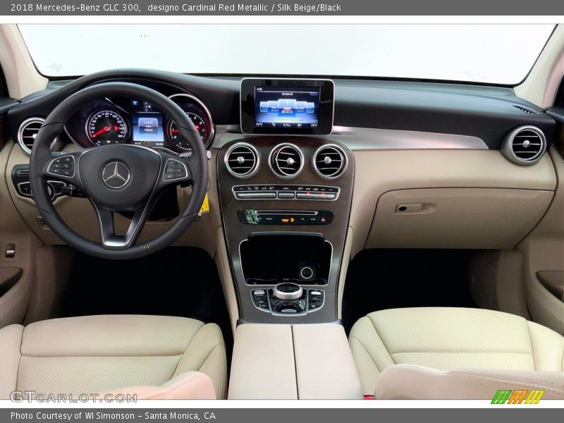 designo Cardinal Red Metallic / Silk Beige/Black 2018 Mercedes-Benz GLC 300