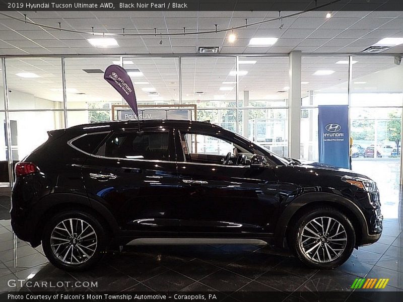 Black Noir Pearl / Black 2019 Hyundai Tucson Ultimate AWD