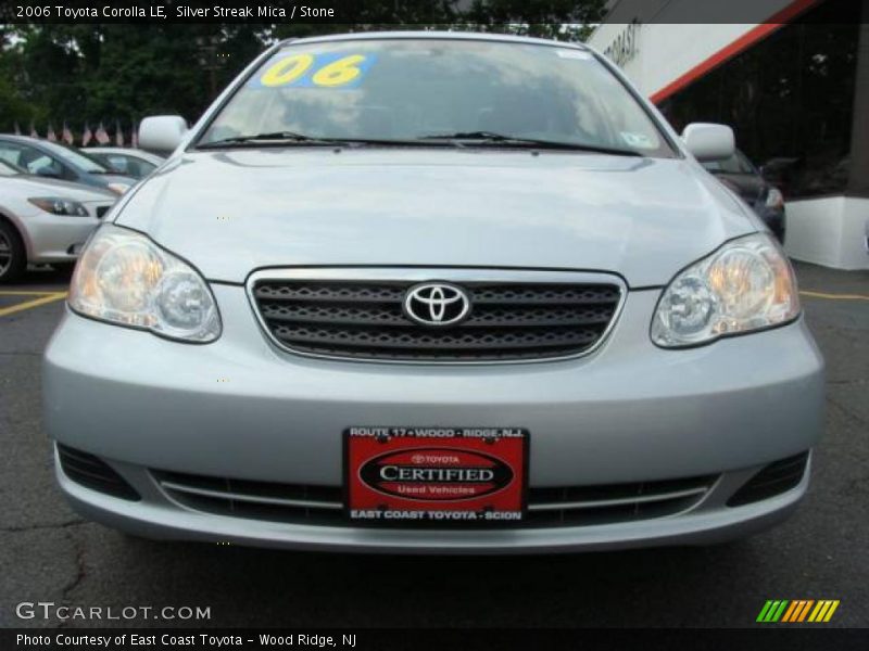 Silver Streak Mica / Stone 2006 Toyota Corolla LE
