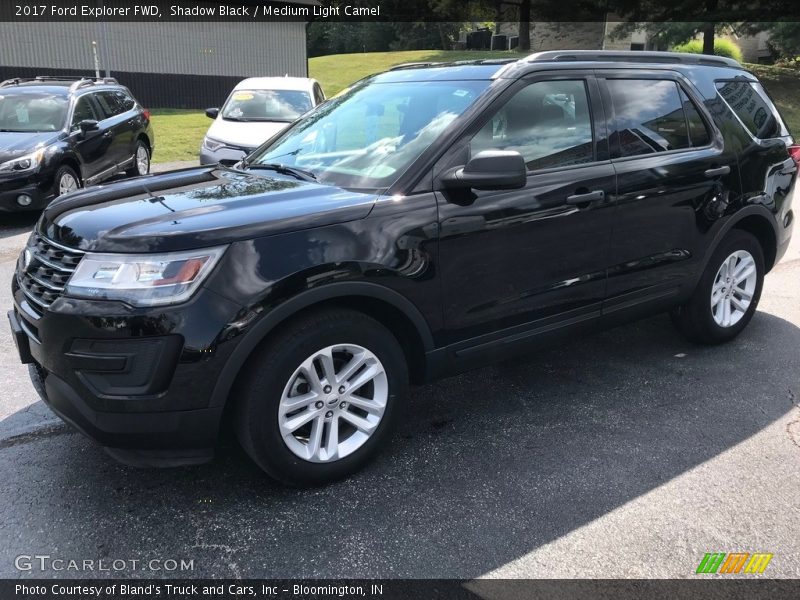 Shadow Black / Medium Light Camel 2017 Ford Explorer FWD