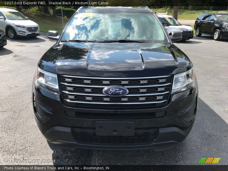 Shadow Black / Medium Light Camel 2017 Ford Explorer FWD