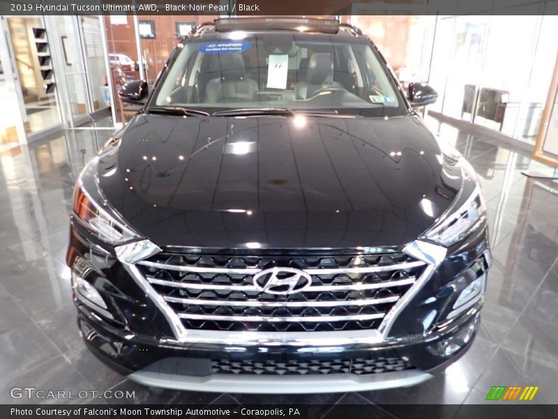 Black Noir Pearl / Black 2019 Hyundai Tucson Ultimate AWD