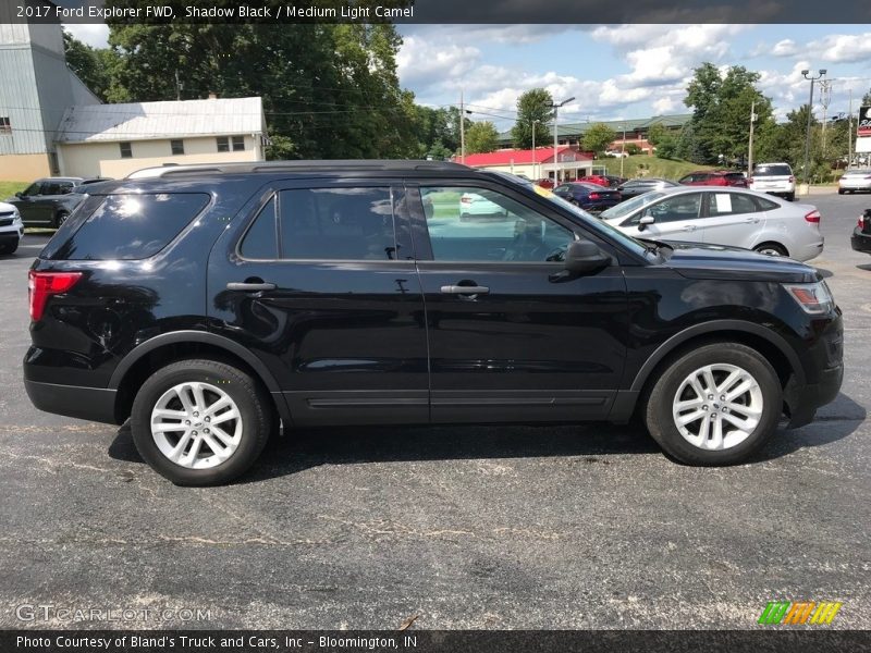 Shadow Black / Medium Light Camel 2017 Ford Explorer FWD
