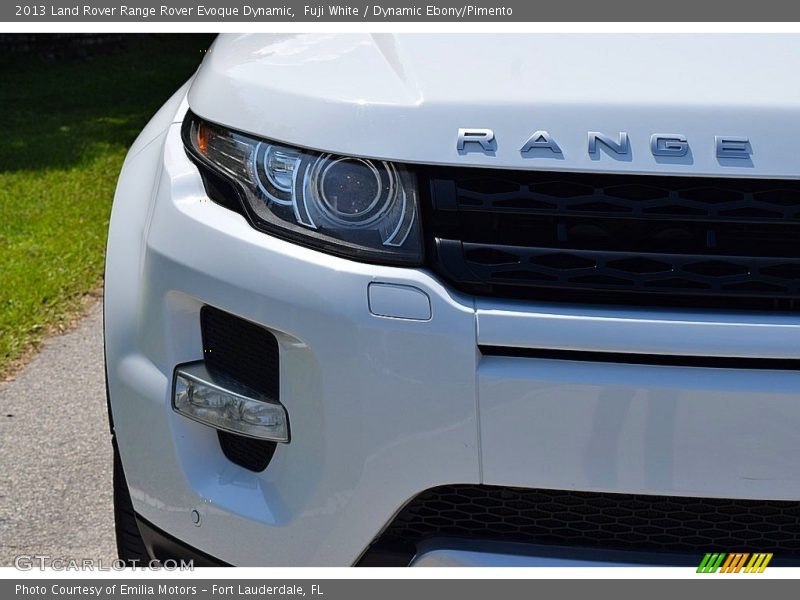 Fuji White / Dynamic Ebony/Pimento 2013 Land Rover Range Rover Evoque Dynamic