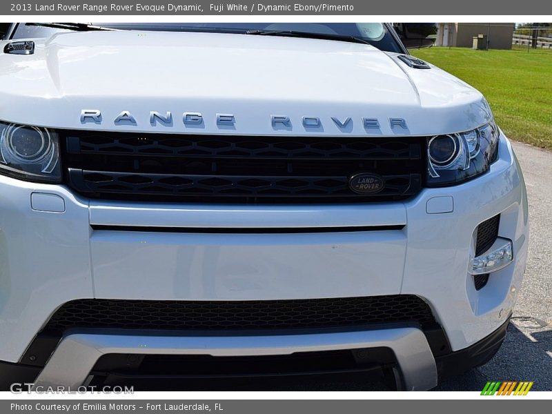 Fuji White / Dynamic Ebony/Pimento 2013 Land Rover Range Rover Evoque Dynamic