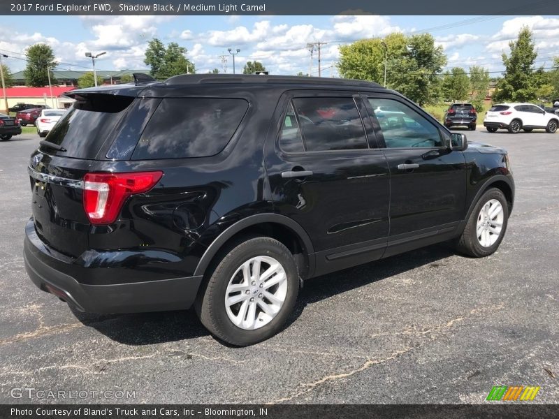 Shadow Black / Medium Light Camel 2017 Ford Explorer FWD