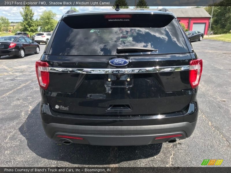Shadow Black / Medium Light Camel 2017 Ford Explorer FWD