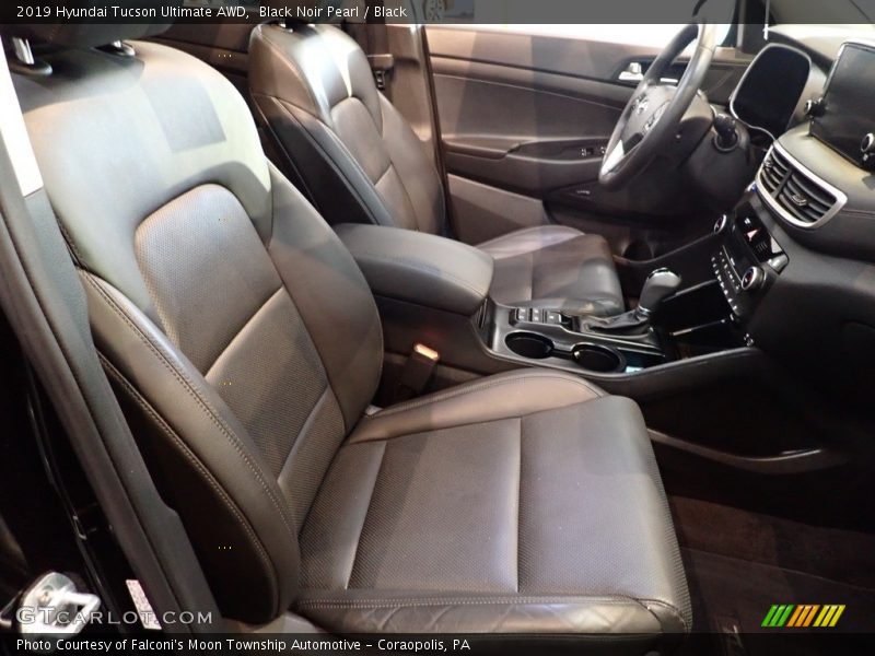 Black Noir Pearl / Black 2019 Hyundai Tucson Ultimate AWD