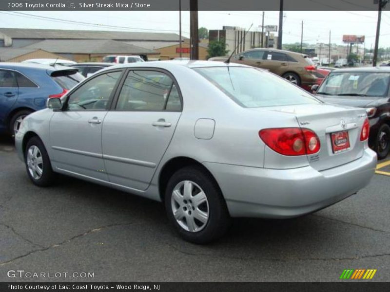 Silver Streak Mica / Stone 2006 Toyota Corolla LE