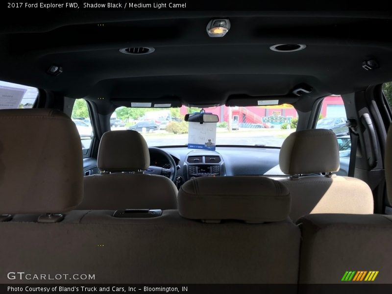 Shadow Black / Medium Light Camel 2017 Ford Explorer FWD