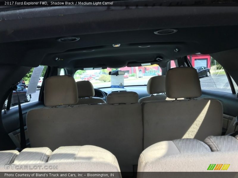Shadow Black / Medium Light Camel 2017 Ford Explorer FWD