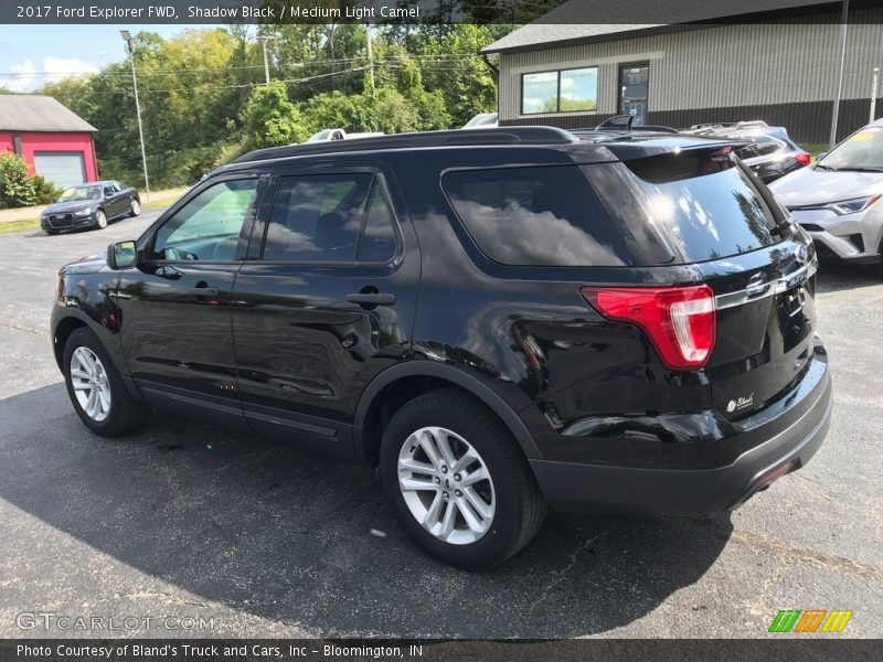 Shadow Black / Medium Light Camel 2017 Ford Explorer FWD