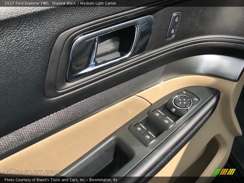 Shadow Black / Medium Light Camel 2017 Ford Explorer FWD