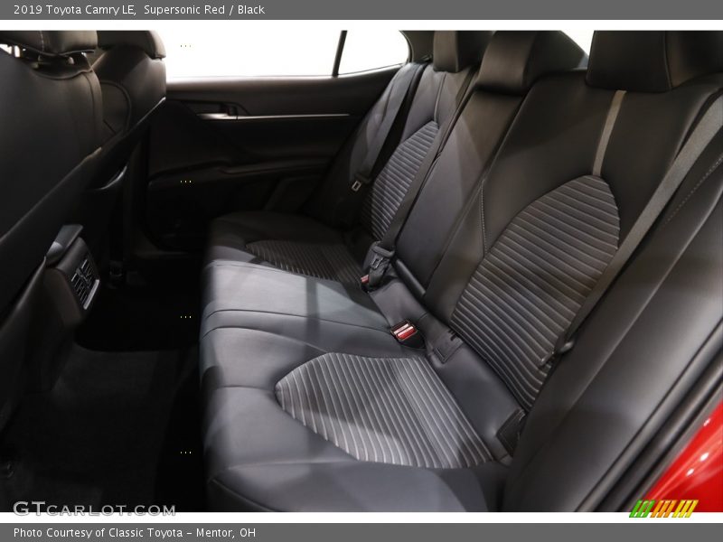 Supersonic Red / Black 2019 Toyota Camry LE