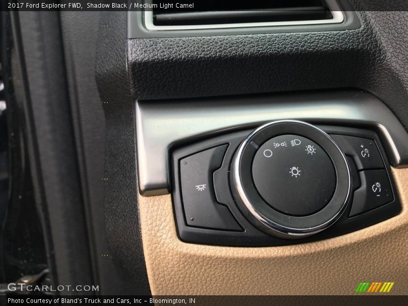 Shadow Black / Medium Light Camel 2017 Ford Explorer FWD