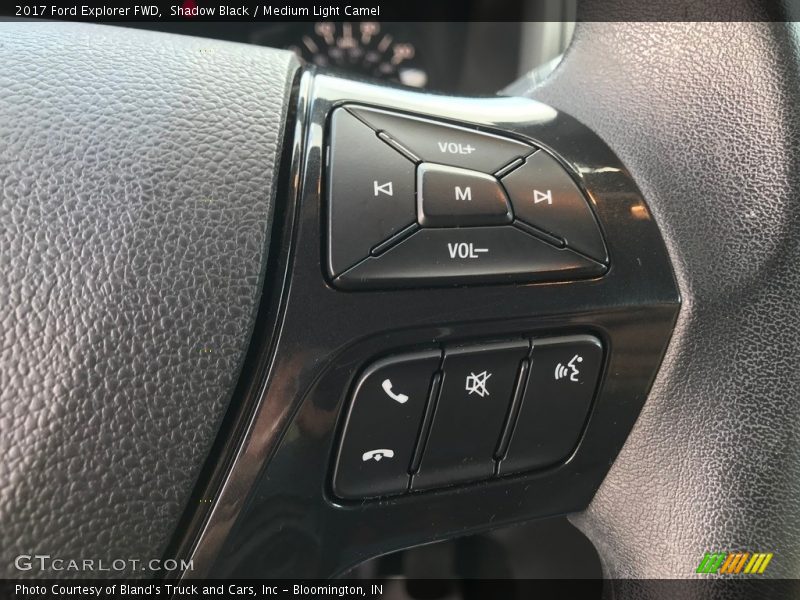 Shadow Black / Medium Light Camel 2017 Ford Explorer FWD