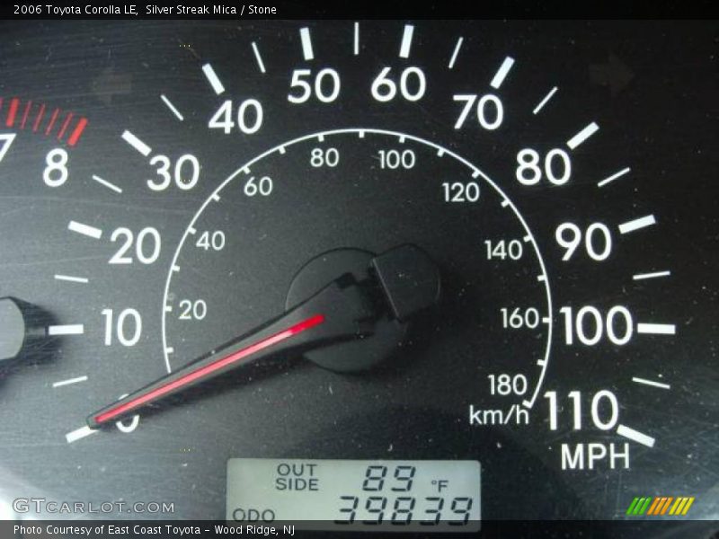 Silver Streak Mica / Stone 2006 Toyota Corolla LE