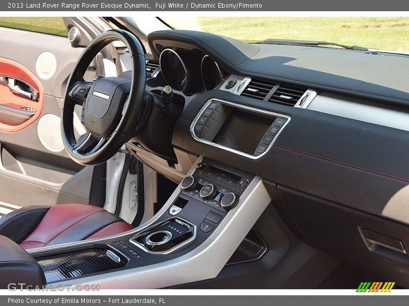 Fuji White / Dynamic Ebony/Pimento 2013 Land Rover Range Rover Evoque Dynamic