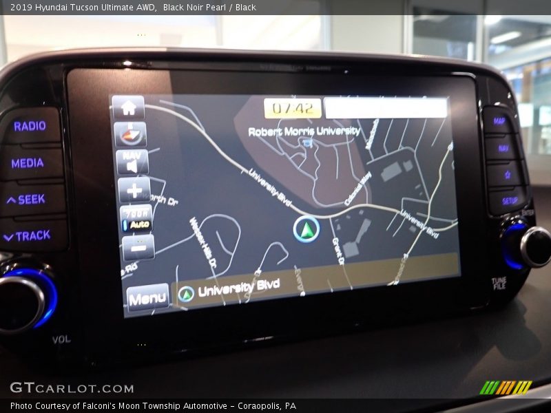 Black Noir Pearl / Black 2019 Hyundai Tucson Ultimate AWD