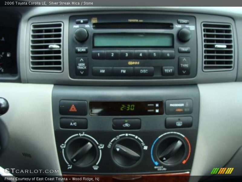 Silver Streak Mica / Stone 2006 Toyota Corolla LE