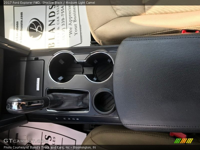 Shadow Black / Medium Light Camel 2017 Ford Explorer FWD