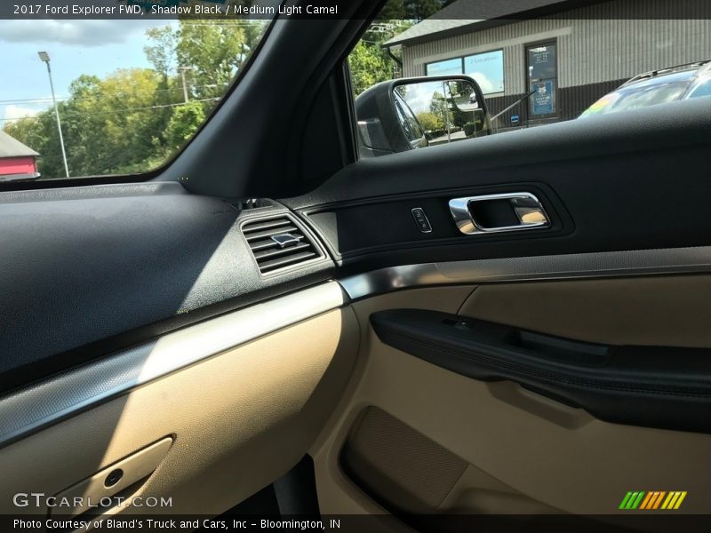 Shadow Black / Medium Light Camel 2017 Ford Explorer FWD
