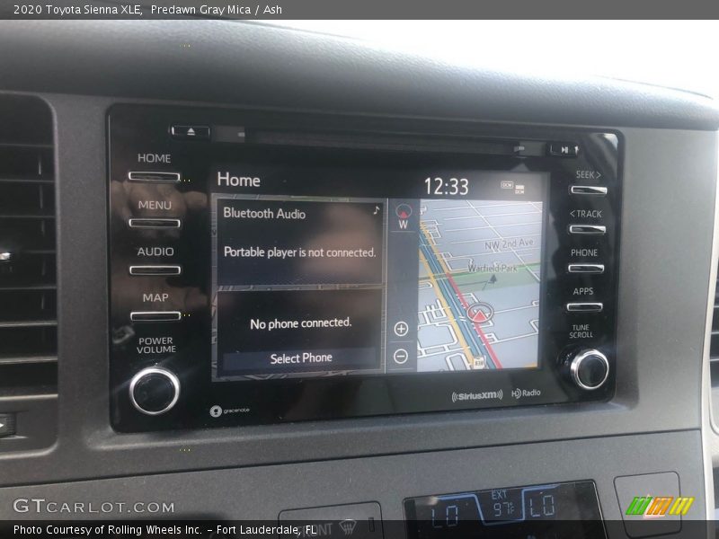 Predawn Gray Mica / Ash 2020 Toyota Sienna XLE