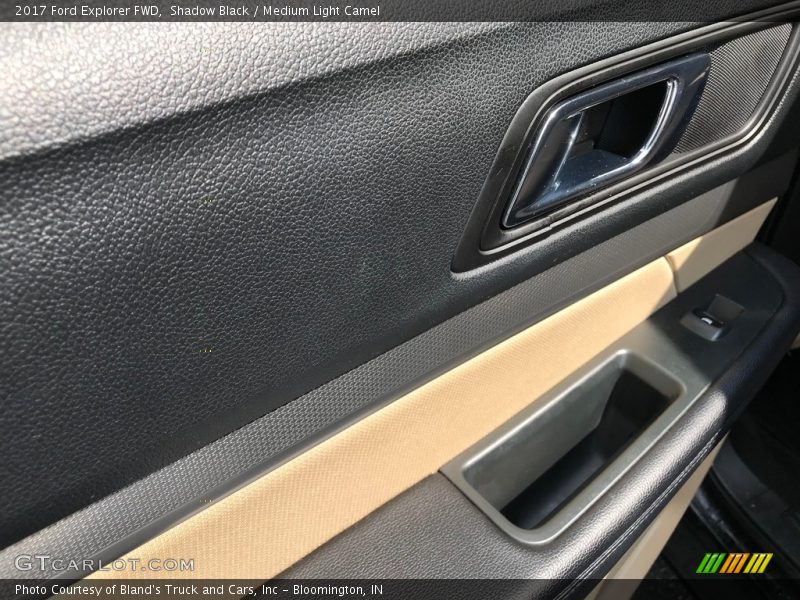 Shadow Black / Medium Light Camel 2017 Ford Explorer FWD