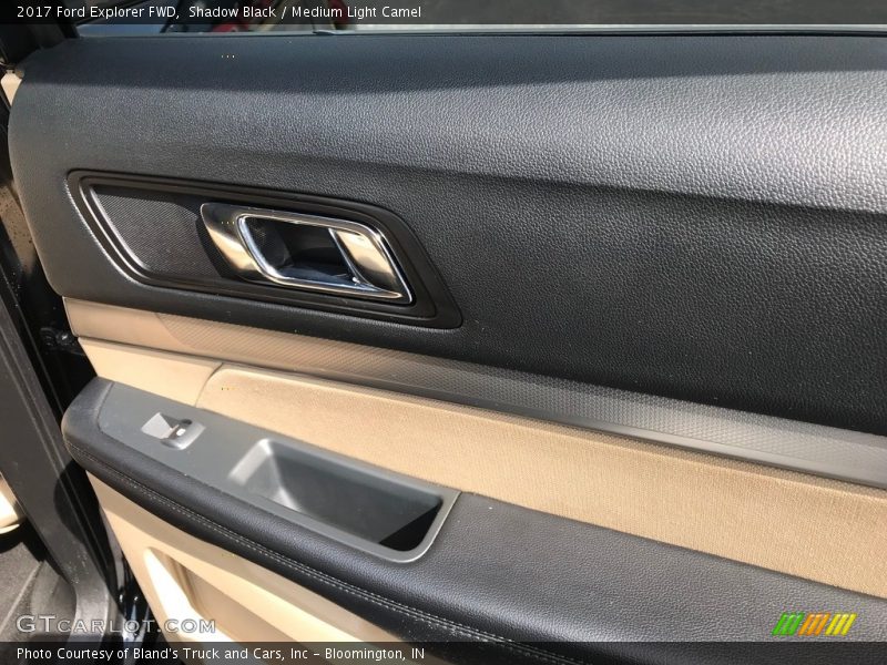 Shadow Black / Medium Light Camel 2017 Ford Explorer FWD