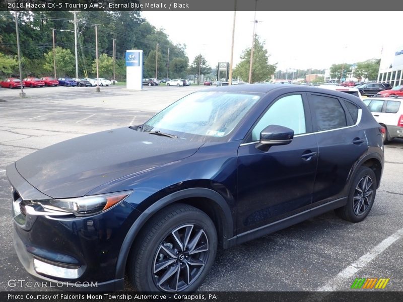 Eternal Blue Metallic / Black 2018 Mazda CX-5 Touring AWD