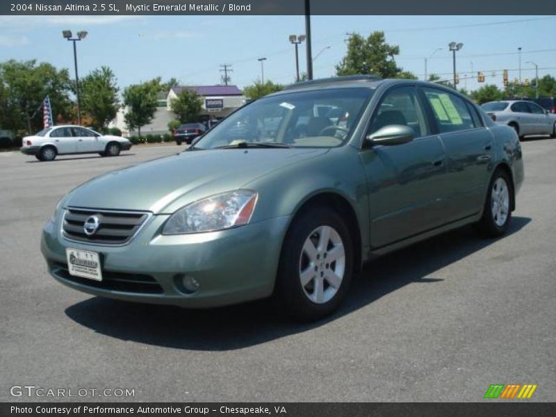 Mystic Emerald Metallic / Blond 2004 Nissan Altima 2.5 SL