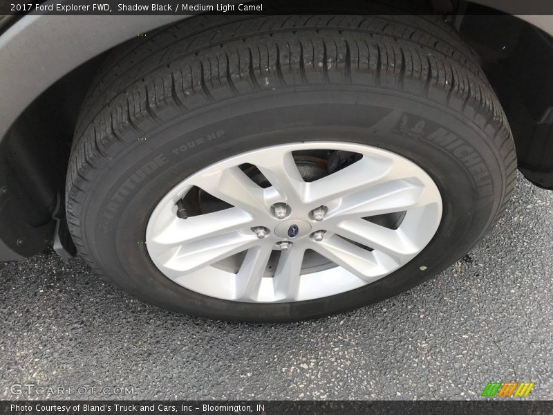 Shadow Black / Medium Light Camel 2017 Ford Explorer FWD