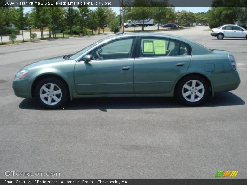 Mystic Emerald Metallic / Blond 2004 Nissan Altima 2.5 SL